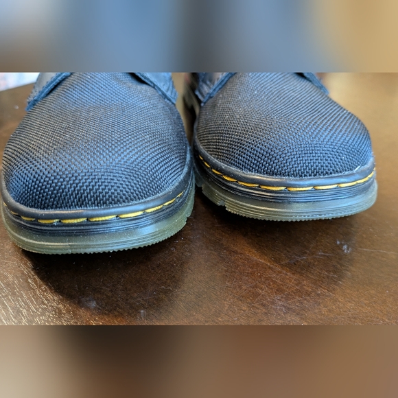 NWOT. Dr Martens Comb Unisex  Black Nylon Lace-Up/Zipper Boots. Ladies 5, Men 4. - Picture 5 of 13